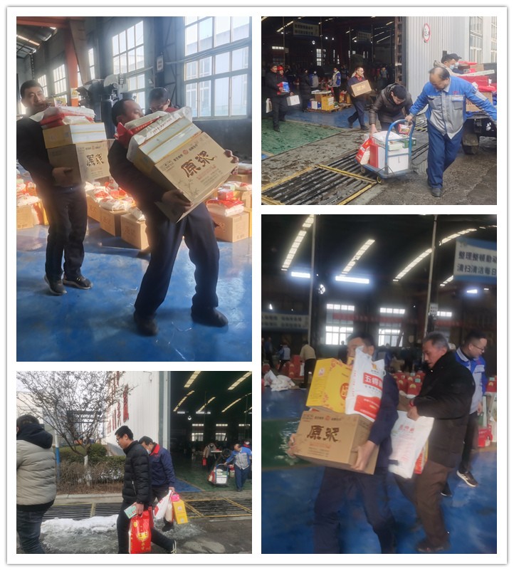 各部门发放人员配合默契，维护秩序、搬运、核对，各司其责，一箱箱承载着公司关怀的福利品传递到员工手中副本.jpg