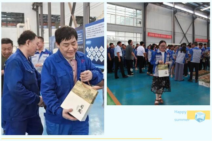 随着炎炎夏日的来临，近期气温逐步攀升，为切实做好夏季防暑降温工作，保障员工的身体健康，7月17日下午，山东金格瑞开展“您战高温助振兴 我送清凉鼓干劲”--夏送清凉主题活动，给所有的员工送上了防暑降温茶，用爱心给这个炎夏降温。.jpg